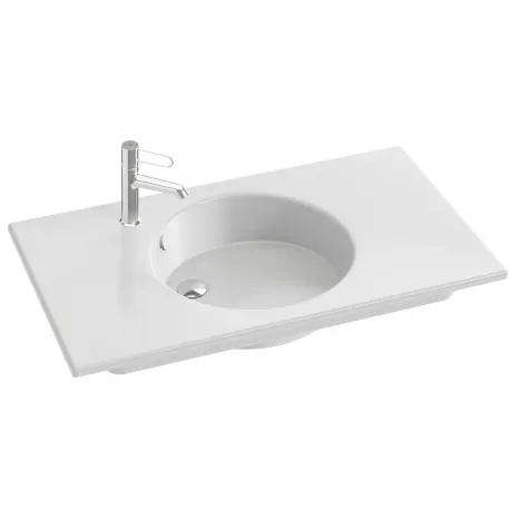 Раковина Jacob Delafon Odeon Rive Gauche EXAV112-Z-00, 90 см, белая