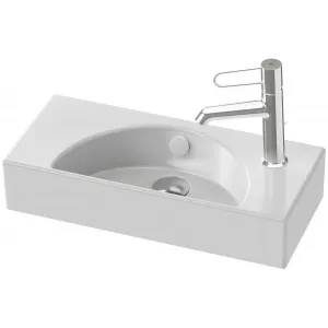 Раковина Jacob Delafon Odeon Rive Gauche 50 х 22 см, цвет белый, EGO112-55-00/EGO112-56-00