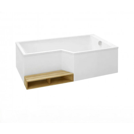 Ванна акриловая Jacob Delafon Bain Douche NEO E6D119R-00, 150 х 80 х 60 см, правая, белая