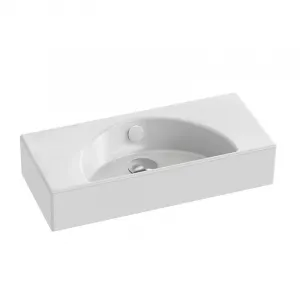 Раковина Jacob Delafon Odeon Rive Gauche EGO112-00,  50 см, без отверстия под смеситель, цвет белый