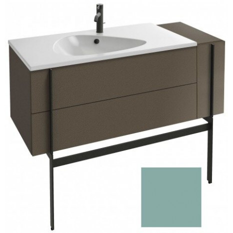 Тумба под раковину Jacob Delafon Nouvelle Vague 120 см, EB3034-S43, 3 ящика, с выступом, цвет - ментол сатин