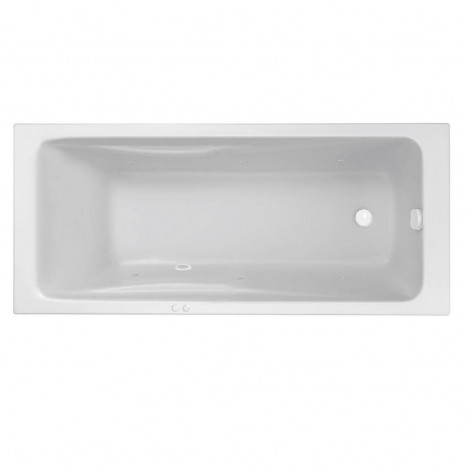 Гидромассажная акриловая ванна Jacob Delafon Odeon Up E6060RU-00 SOFT WH, 150 х 70 см, белая, форсунки белые