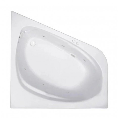 Гидромассажная акриловая ванна Jacob Delafon Odeon Up E6070RU-00 SOFT WH, 140 х 140 см, белая, форсунки белые