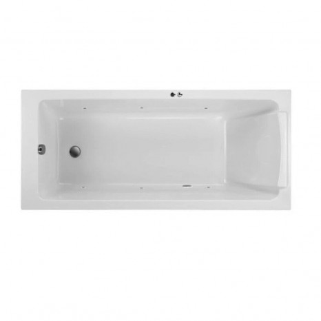 Гидромассажная акриловая ванна Jacob Delafon Sofa E60518RU-00 SOFT CR, 170 x 70 см, встраиваемая, каркас в подарок, белая, форсунки хром