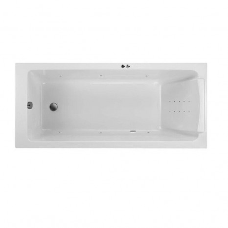 Гидромассажная акриловая ванна Jacob Delafon Sofa E6D300RU-00 LINE CR, 150 x 70 см, белая, форсунки хром