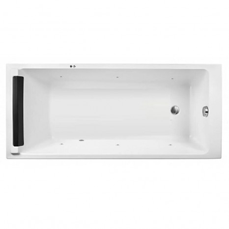Гидромассажная акриловая ванна Jacob Delafon Spacio E6D161RU-00 SOFT CR, 170 х 75 см, белая, форсунки хром