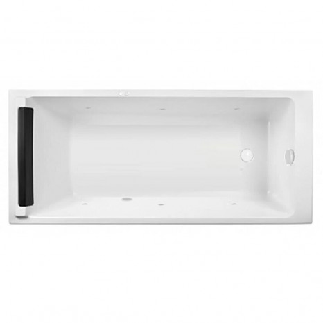 Гидромассажная акриловая ванна Jacob Delafon Spacio E6D161RU-00 SOFT WH, 170 х 75 см, белая, форсунки белые