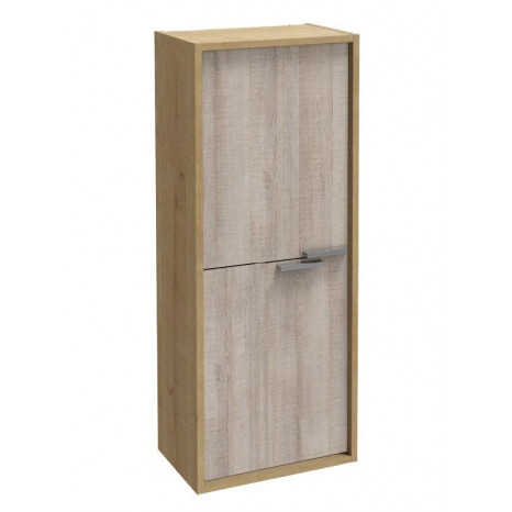 Шкаф-пенал Jacob Delafon Vivienne EB1510-E70-E71, 40 х 100 см, ручки хром, корпус арлингтонский дуб, фасад серый дуб