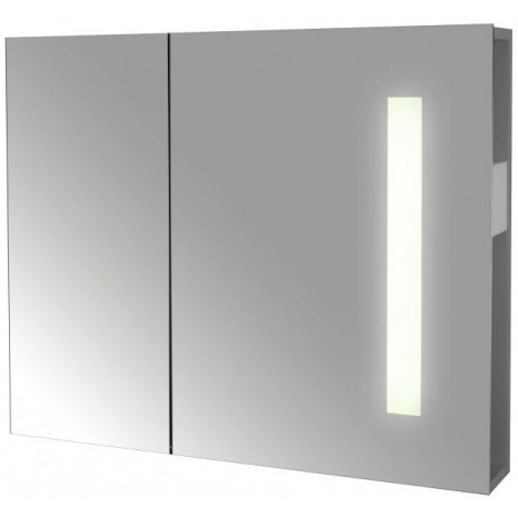 Зеркальный шкаф Jacob Delafon Rythmik EB1061DRU-NF, 80 см, подсветка на левой дверке