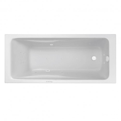 Гидромассажная акриловая ванна Jacob Delafon Odeon Up E6060RU-00 ULTRA NANO WH, 150 х 70 см, белая, форсунки белые