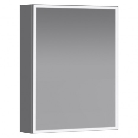 Зеркальный шкаф Jacob Delafon Parallel EB2294-NF, 50 см, LED подсветка, инфракрасный выключатель, цвет белый